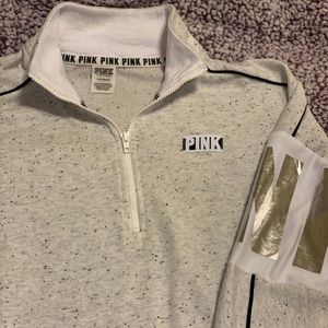 Half Zip Pullover Tunic by Pink size L